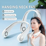 Mini Neck Portable No Bladeless Hanging Neck Rechargeable Air Cooler Mini Summer Sport Fan (Random Colors)