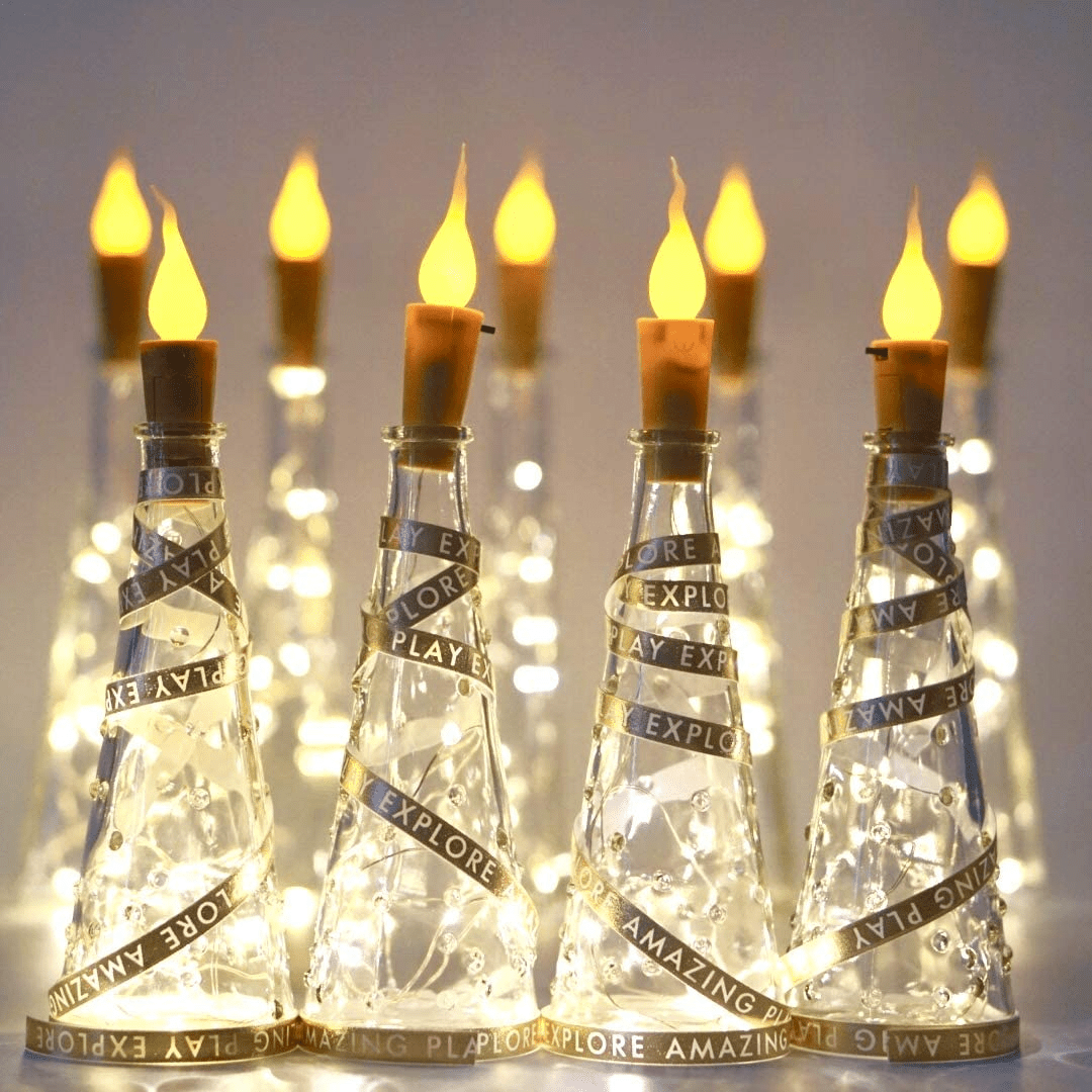 ( Cork ) LED Candle Crystal LED Strings Light