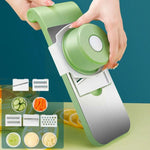 Stainless Steel Multifunctional Vegetable Cutter Grater For Vegetables Slicers Shredders Peeler Carrot Fruit Vegetable Cutting Kitchen Tool 5 blades in a box (random color)