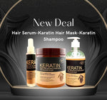 (New Deal) Pack Of 3 iteams Keratin hair mask| Karatin Shampoo| Karatin Hair Serum