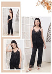 Latest Silk Cami And Pajama Set -2pc | Honeymoon, Night Wear, Cami Set 2pc